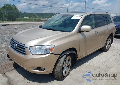2008 Toyota Highlander Limited from USA, damaged, VIN JTEES42A382089720